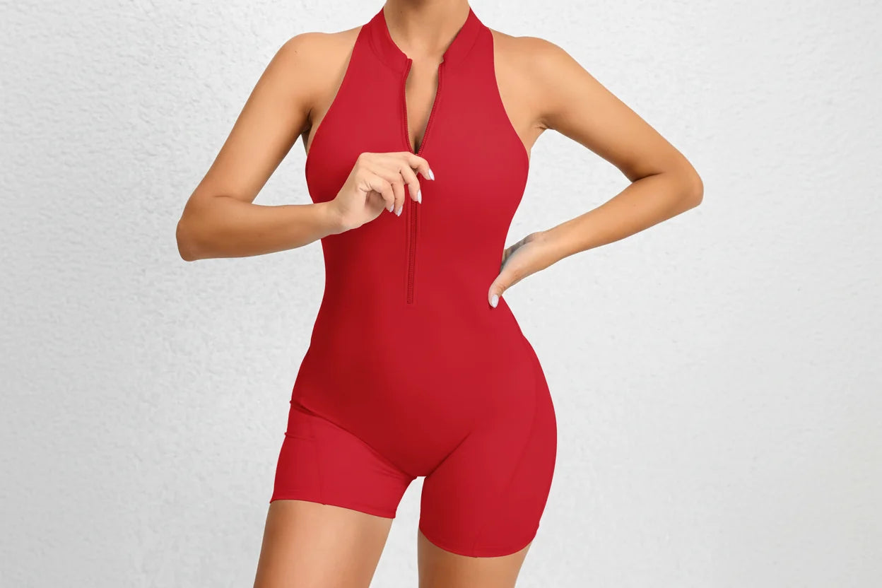 One-Piece Fitness Jumpsuit