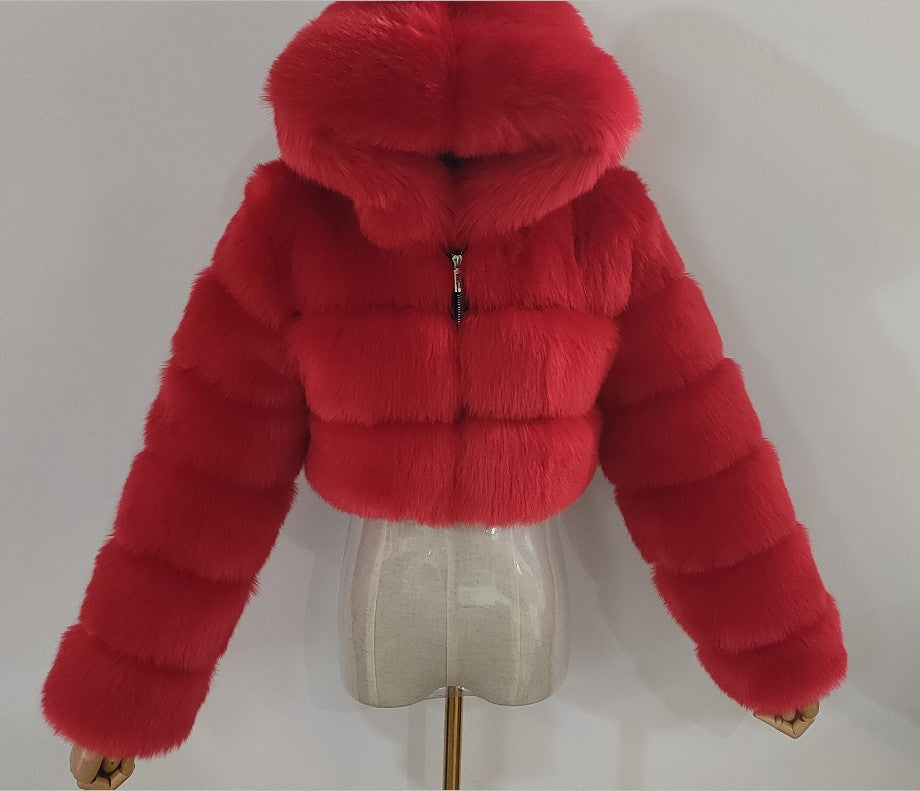 High Quality Faux Fur Coat
