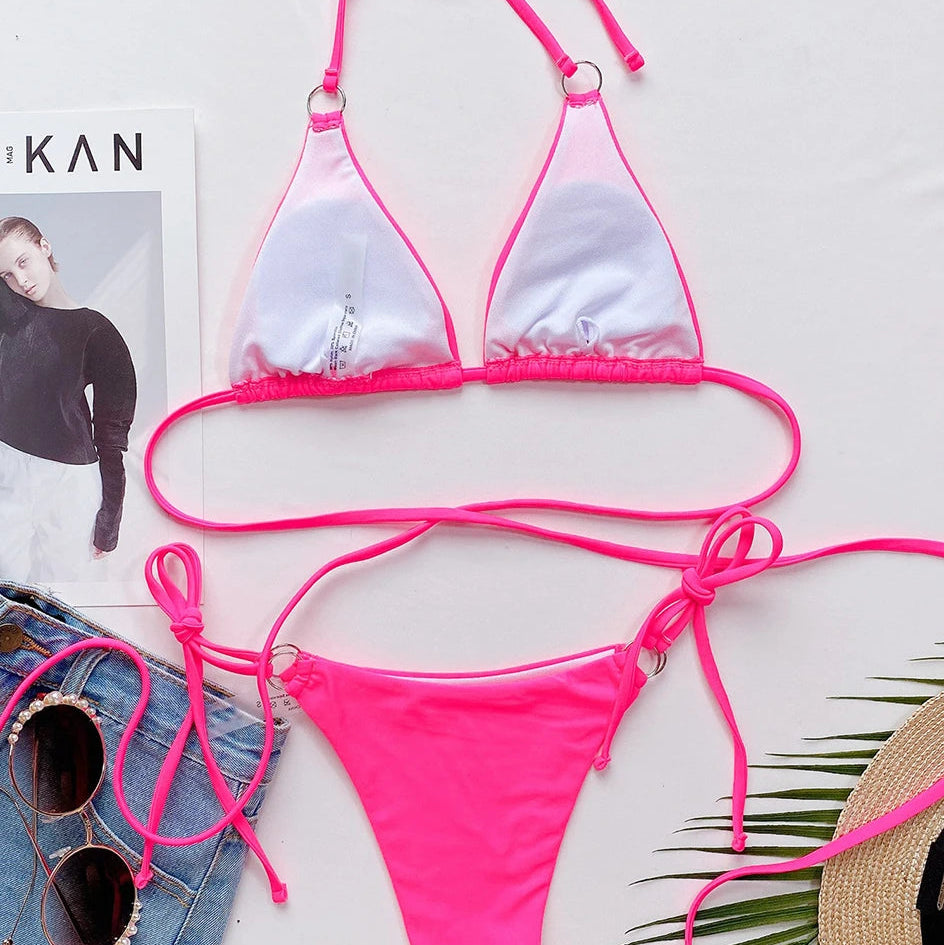 Criss Cross String Bikini