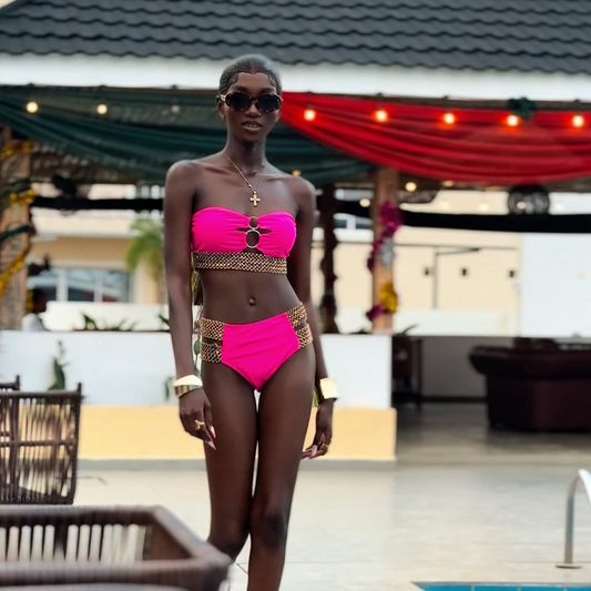 Strapless Bandeau Bikini Set