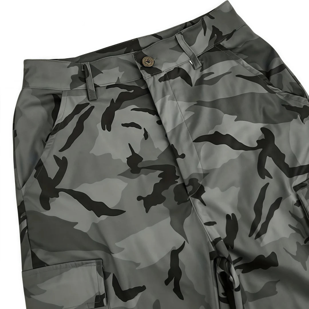Camouflage High Waist Cargo Pant
