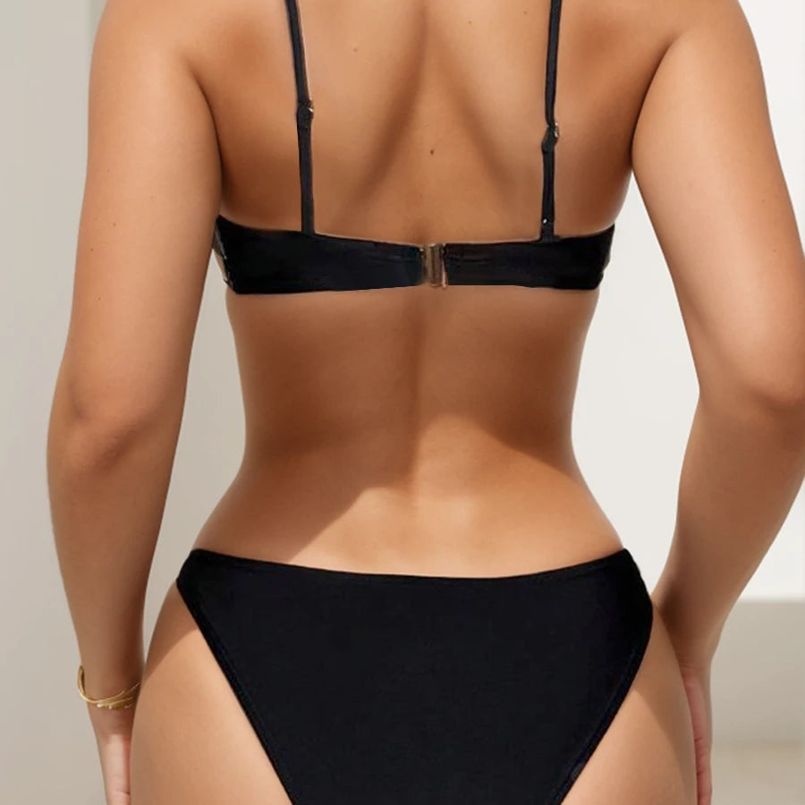 Hollow Out One Piece Swimsuit
