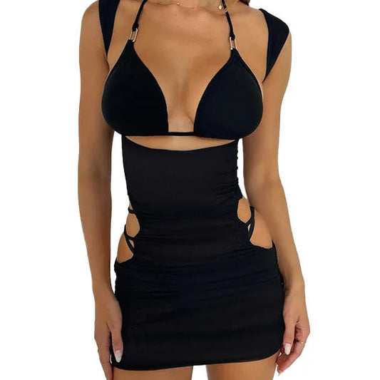 Hollow Out Party Dress