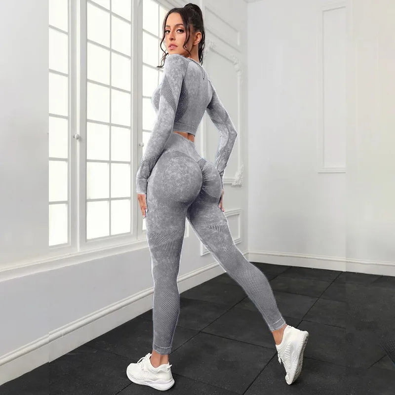 Seamless Two Piece Sportwear Set