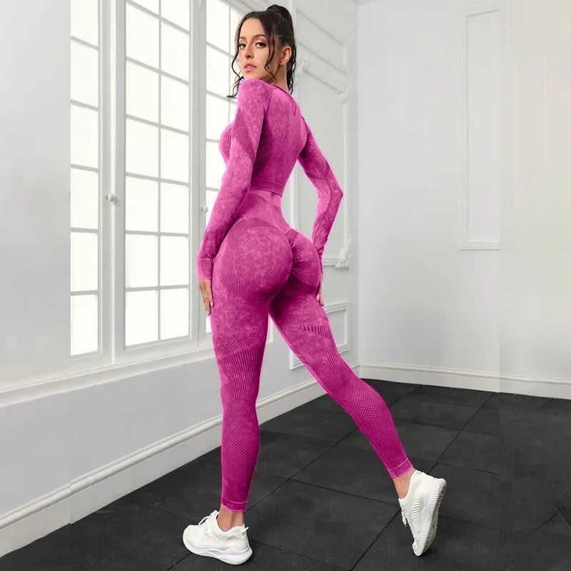 Seamless Two Piece Sportwear Set
