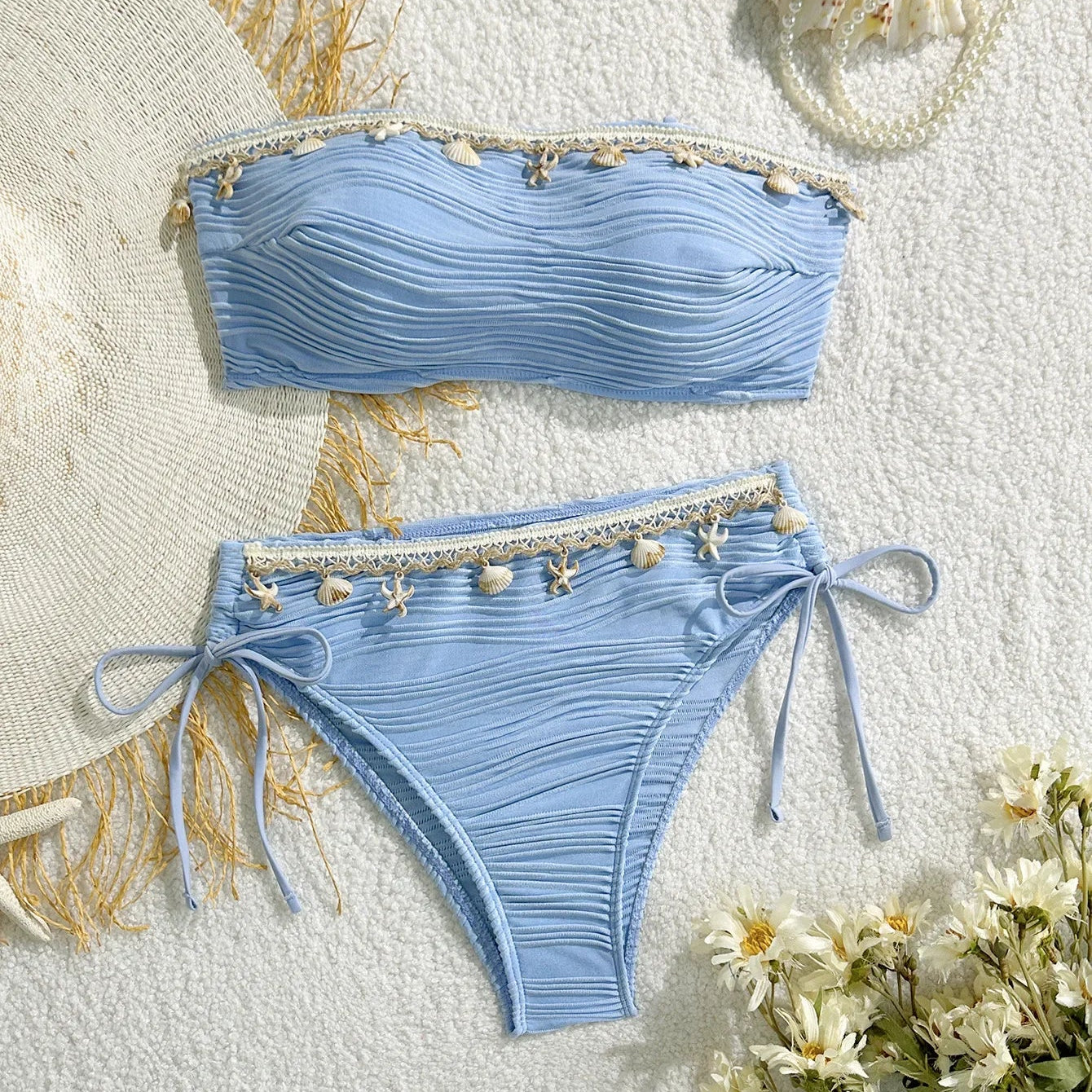 Bandeau High Cut Bikini