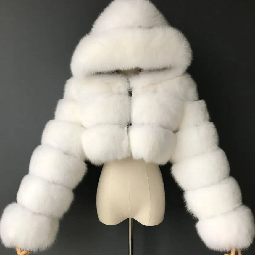 High Quality Faux Fur Coat