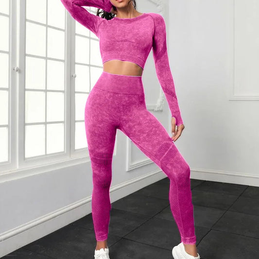 Seamless Two Piece Sportwear Set